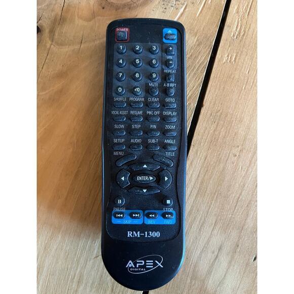 Apex Digital RM-1300 Remote Control. Black. - Picture 1 of 3